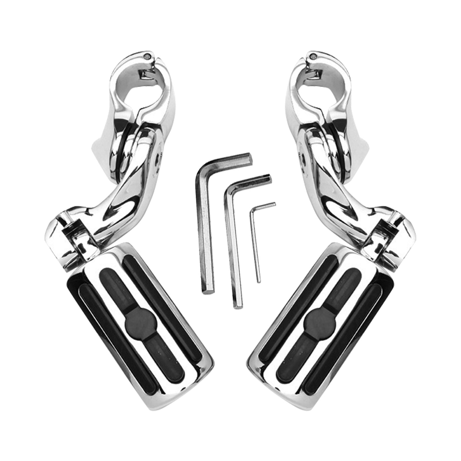 1 - 1 4''Motorcycle Highway Foot Pegs Chrome Engine Guard Suitable For Davidson AU - Frazy's Auto Parts