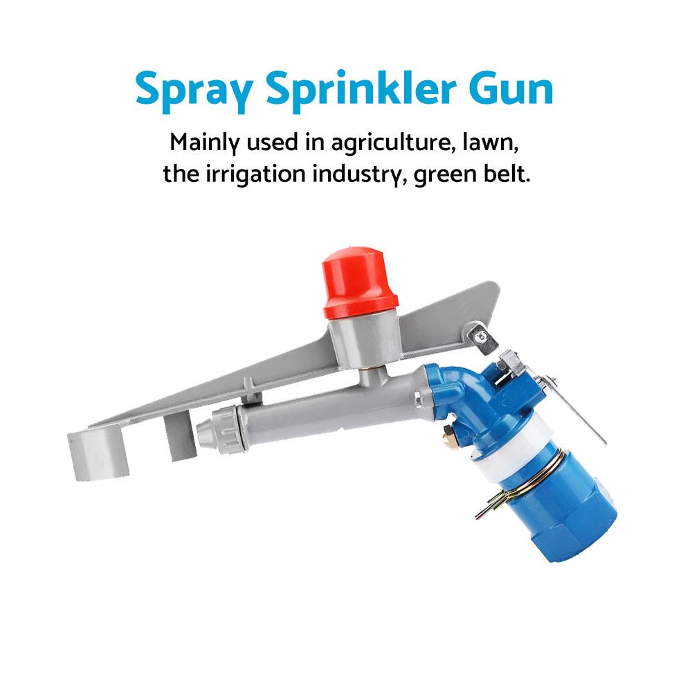 1'' Irrigation Spray Tool Sprinkler Large 360 Angle Adjustable Impact Area Water - Frazy's Auto Parts