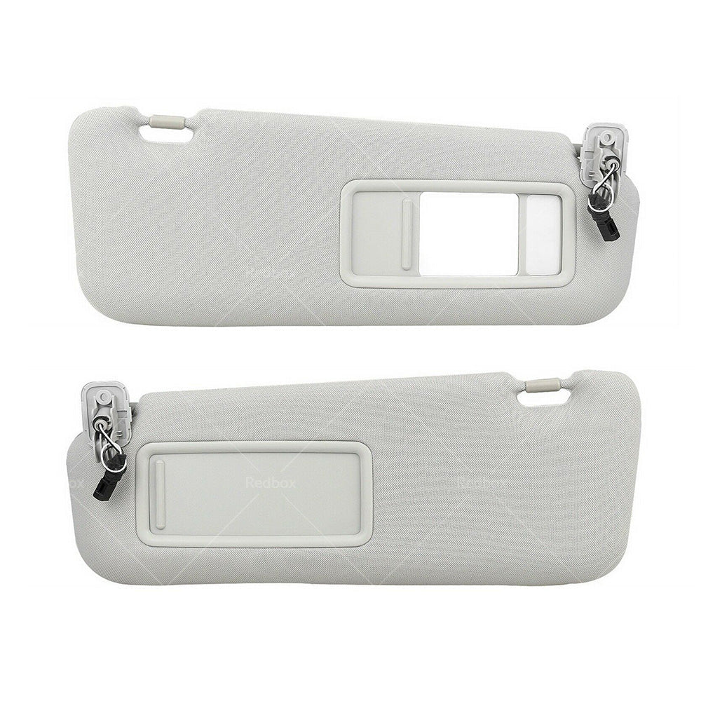 1 Pair Car Sunvisor Sun Visor Gray Front RH and LH Fits For Mazda CX - 9 2010 - 2015 - Frazy's Auto Parts