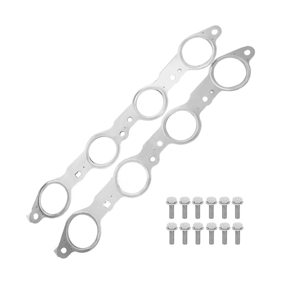 1 Pair Exhaust Manifold Header Gasket Suitable For LS LS1 4.8 5.3 5.7 6.0 6.2L - Frazy's Auto Parts