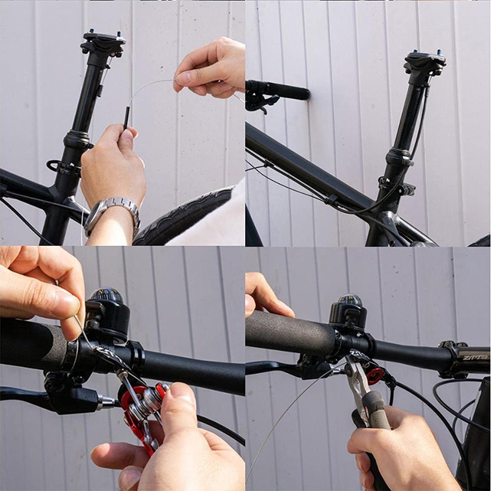1 Set Bike MTB Dropper Seat Post Internal/External Cable Routing 30. 9/31. 6mm - Frazy's Auto Parts