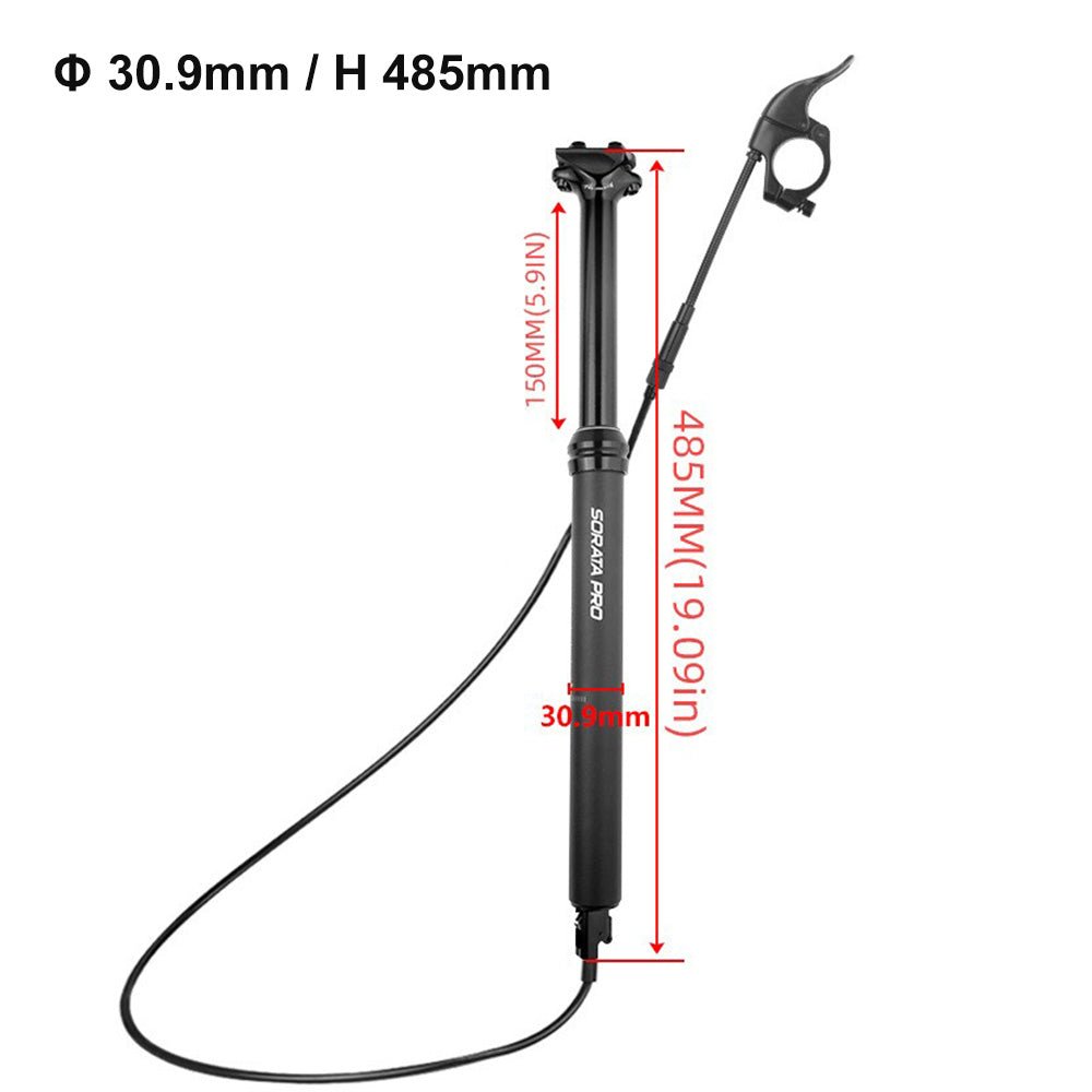 1 Set Bike MTB Dropper Seat Post Internal/External Cable Routing 30. 9/31. 6mm - Frazy's Auto Parts
