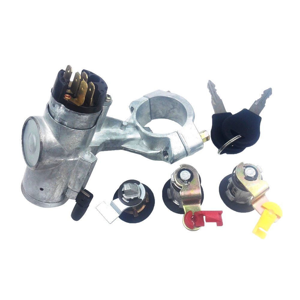 1 Set Ignition Barrel Switch Door Locks Fits For Nissan Navara D21 1986 - 1997 - Frazy's Auto Parts
