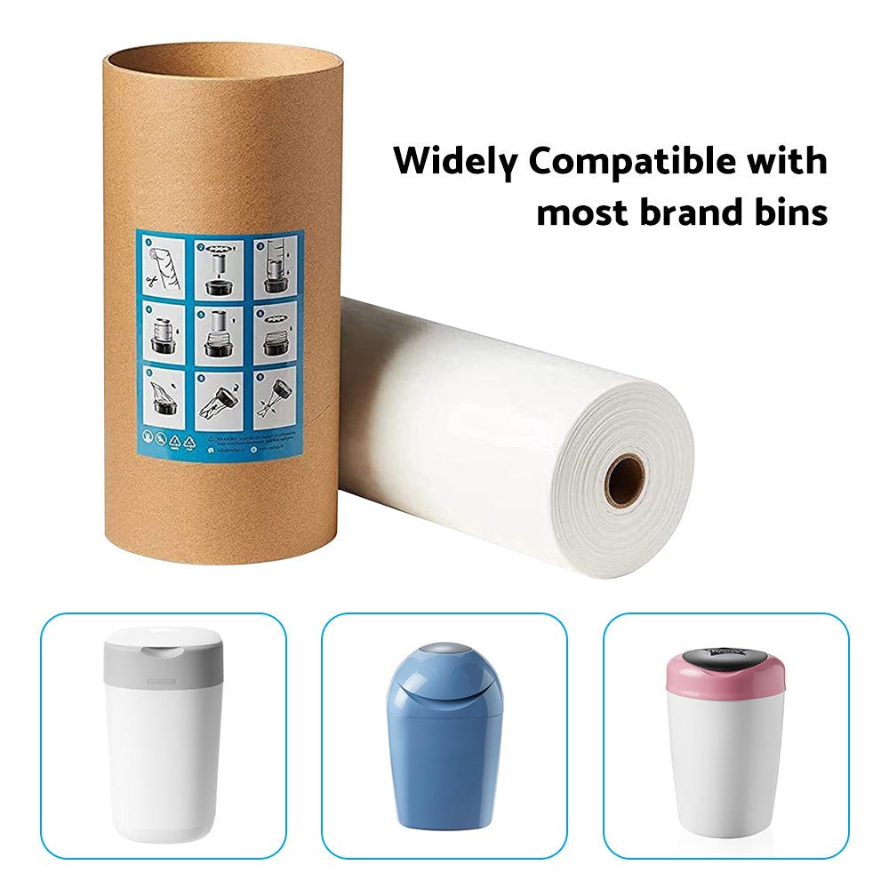 100/200/400m Nappy Bin Refill Kit Compatible With Tommee Tippee Sangenic Refills - Frazy's Auto Parts