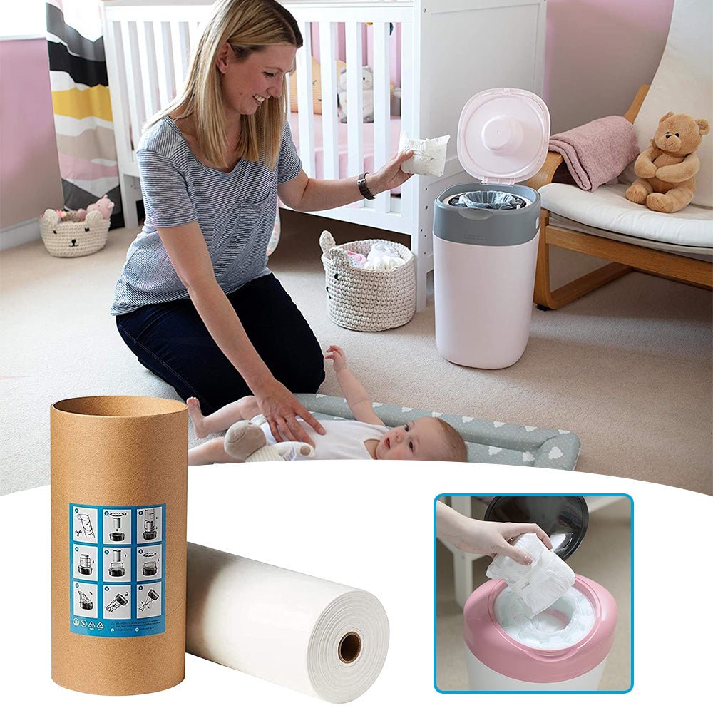 100/200/400m Nappy Bin Refill Kit Compatible With Tommee Tippee Sangenic Refills - Frazy's Auto Parts