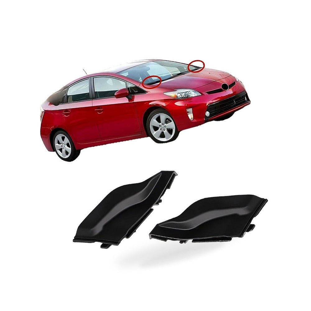 Front Windshield Lower Corner Rain Deflector Suitable for Toyota Prius 2010-2015-2