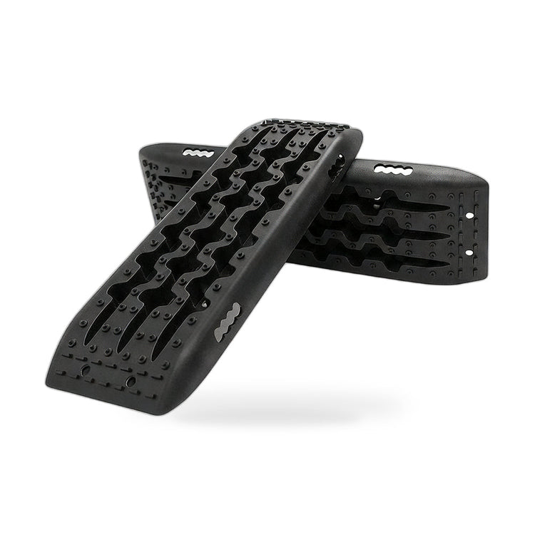Black Recovery Tracks Sand Track 10T Vehicle Sand Snow Mud Trax for 4WD SUV-0