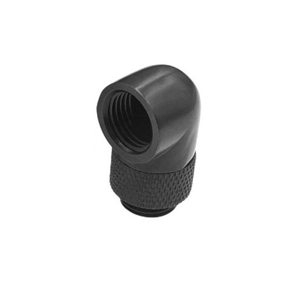 2PCS Black Green Water Cooling G1 4 Thread 90 Angle Rotary Elbow Adapter Fitting-4