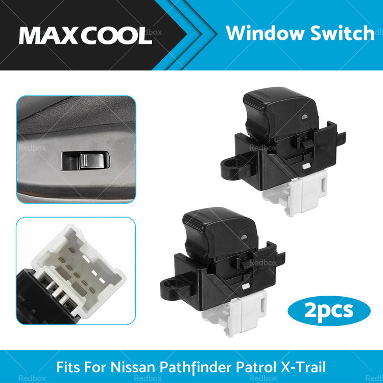 2X Single Window Switch Control 25411-0V000 For Nissan Pathfinder Patrol X-Trail-1