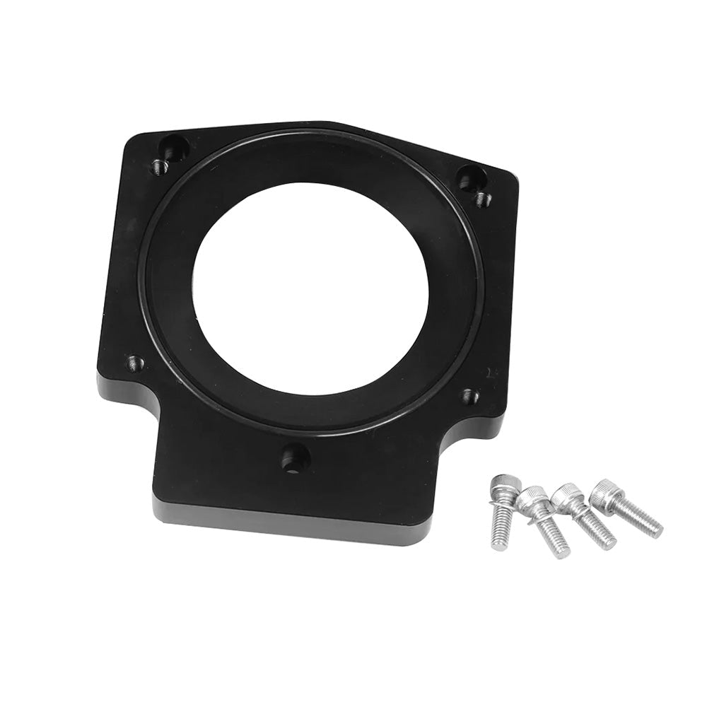 102mm Manifold Throttle Body Spacer Adapter Suitable For GM LS1 LS2 LS6 Engines Black - Frazy's Auto Parts