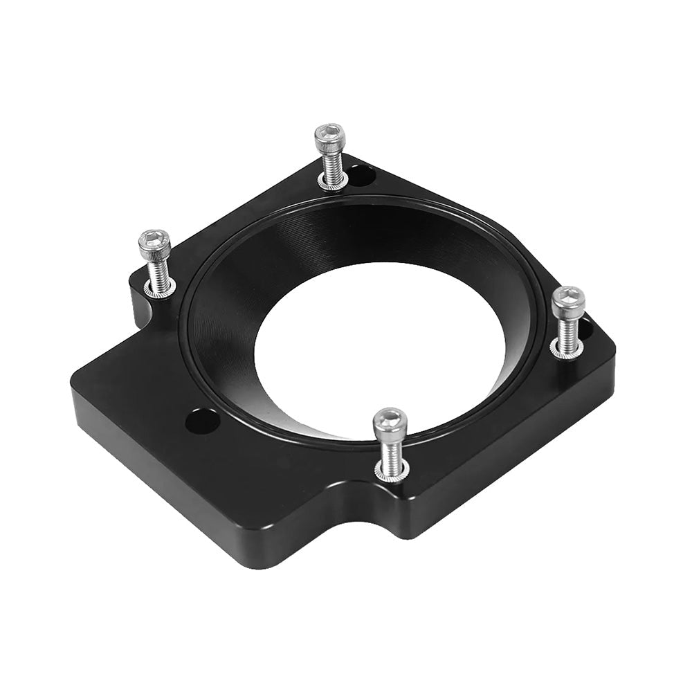 102mm Manifold Throttle Body Spacer Adapter Suitable For GM LS1 LS2 LS6 Engines Black - Frazy's Auto Parts