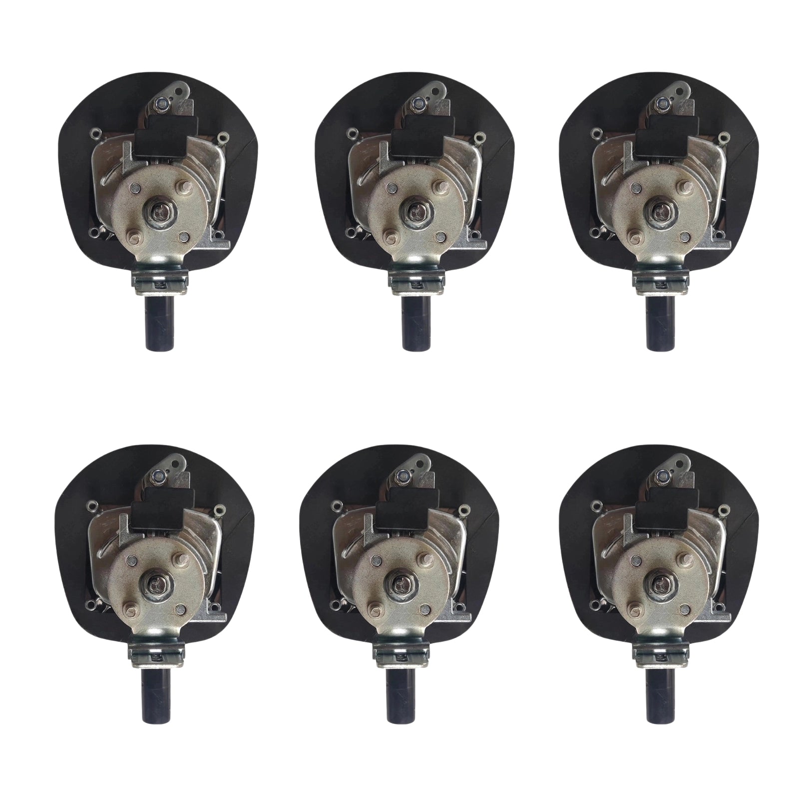 6x Chrome Power Operated Recessed Folding Whale Tail T-Lock Handle Set Suitable For Toolbox-4
