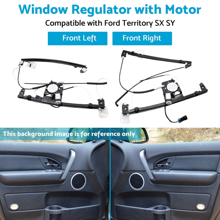 Front Left & Right Window Regulator with Motor Suitable For Ford Territory SX SY SZ 2004-2017-3