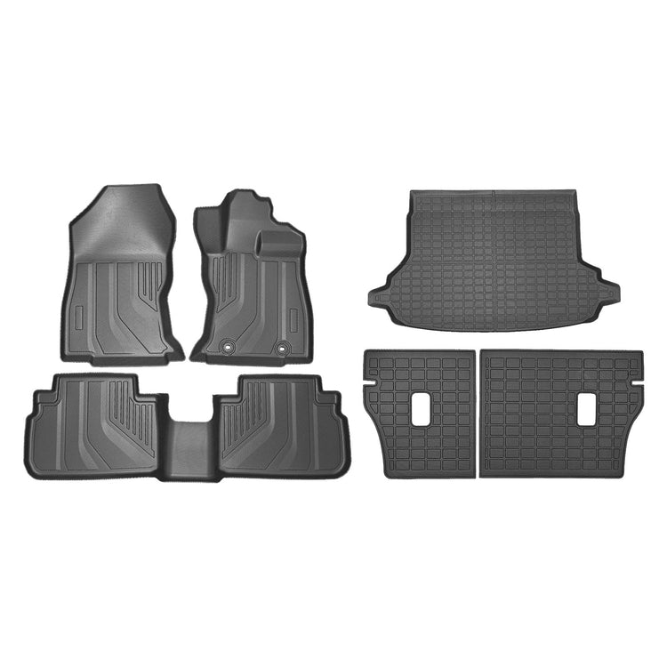 6Pcs Floor Mat Boot Liner Set 3D All-Weather Suitable For Subaru Forester 18-25-0