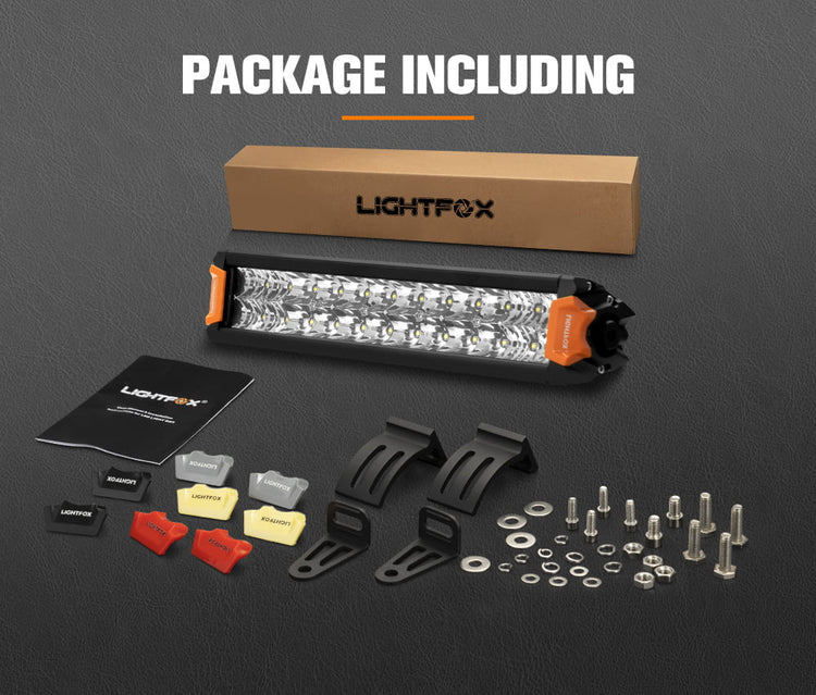Lightfox Rigel Series 12inch LED Light Bar 1 Lux @ 337M IP68 8,320 Lumens