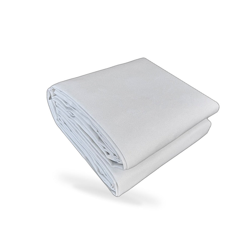200cmx400cm Heavy Duty White Canvas Tarp Waterproof UV Resistant-3