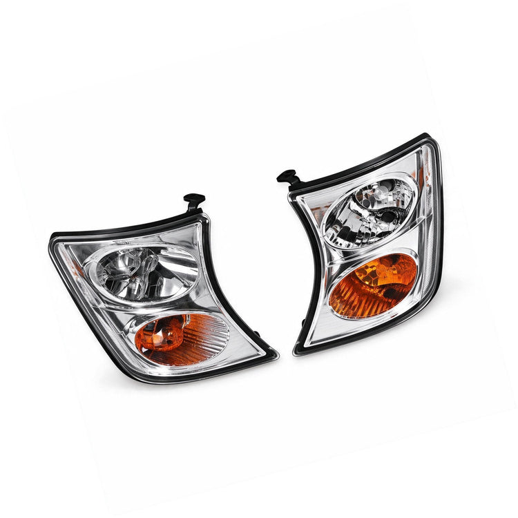 Corner Lamp Chrome Set Suitable for Toyota Hiace Quantum Regius 2005-2019-2