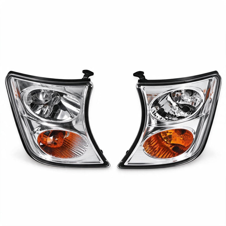 Corner Lamp Chrome Set Suitable for Toyota Hiace Quantum Regius 2005-2019-0
