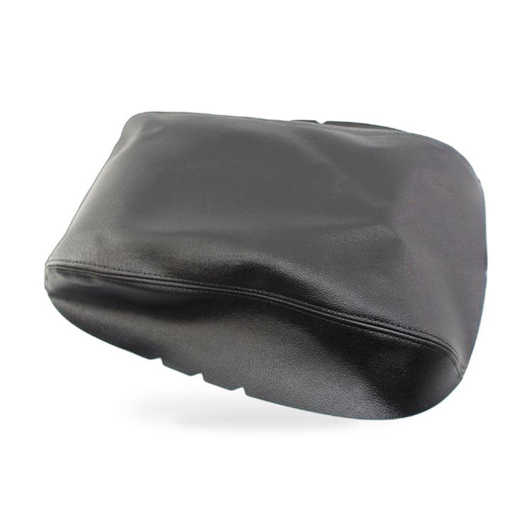 Leather Armrest Box Cover Suitable for Toyota Highlander 2008-2013 Black-0