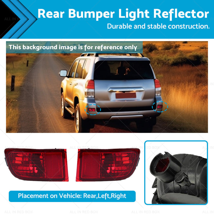 Rear Bumper Light Reflector Suitable For Toyota Land Cruiser Prado J120 02-10-0