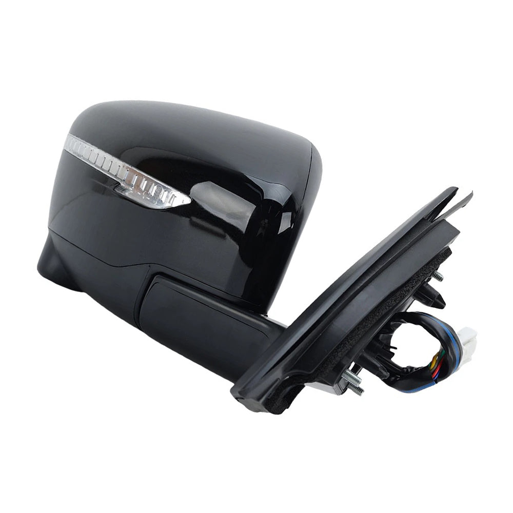 Right Gloss Black 13Pin Mirror with Camera Suitable for Nissan Qashqai J11 14–20-3