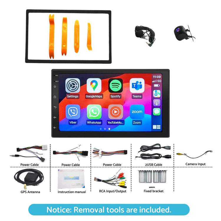 In-Dash Head Units Android Car Stereo 7'' Suitable For Nissan Navara D40 2007-15-1