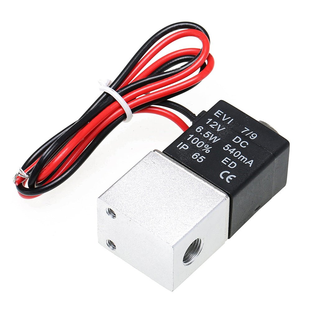 12V 2 - Way DC Electric Solenoid Air Valve Normally Closed Suitable For 1 or 4 - Inch Systems - Frazy's Auto Parts