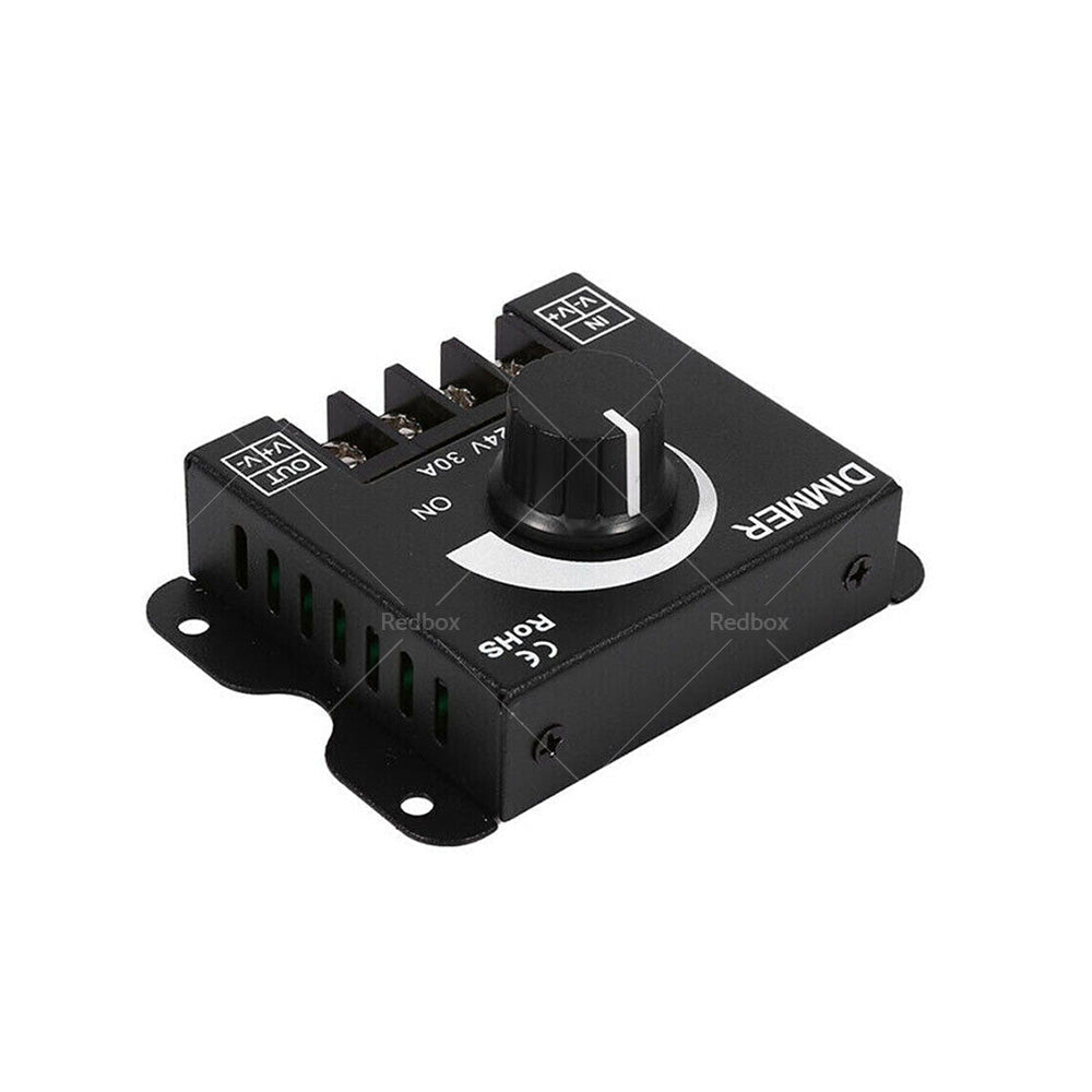 12V - 24V Metal LED Switch Dimmer Controller Manual Operation for Strip Light - Frazy's Auto Parts