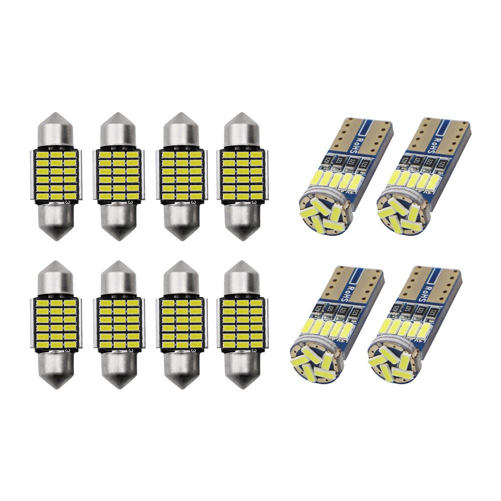 12x Interior LED Light Upgrade Kit Suitable For Toyota Landcruiser Prado 150 Series - Frazy's Auto Parts
