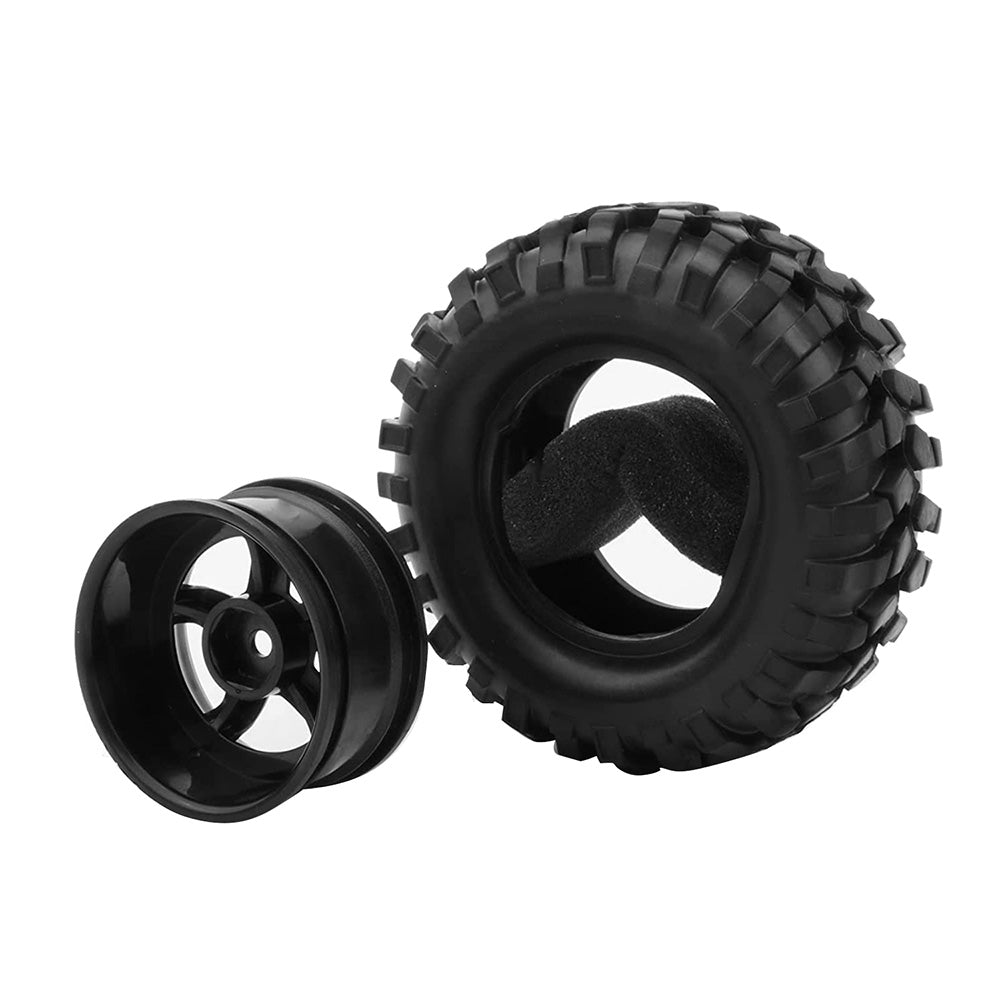 Wheels Rims Rubber Tires 12mm Hex Suitable For 1 or 10 Off-Road RC Rock Buggy Truck-4