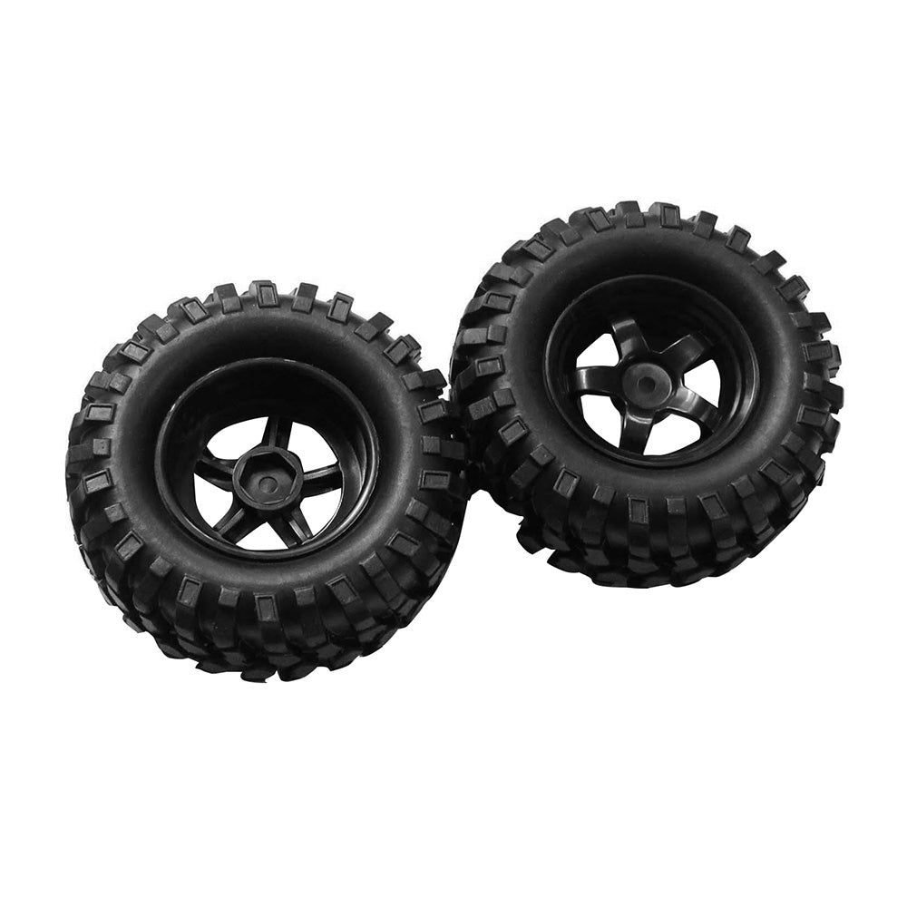 Wheels Rims Rubber Tires 12mm Hex Suitable For 1 or 10 Off-Road RC Rock Buggy Truck-2
