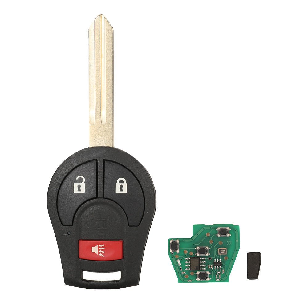 3-Button Complete Remote Car Key 433MHz Suitable For Nissan X-Trail T31, Tiida, Micra, Pulsar & Almera-4