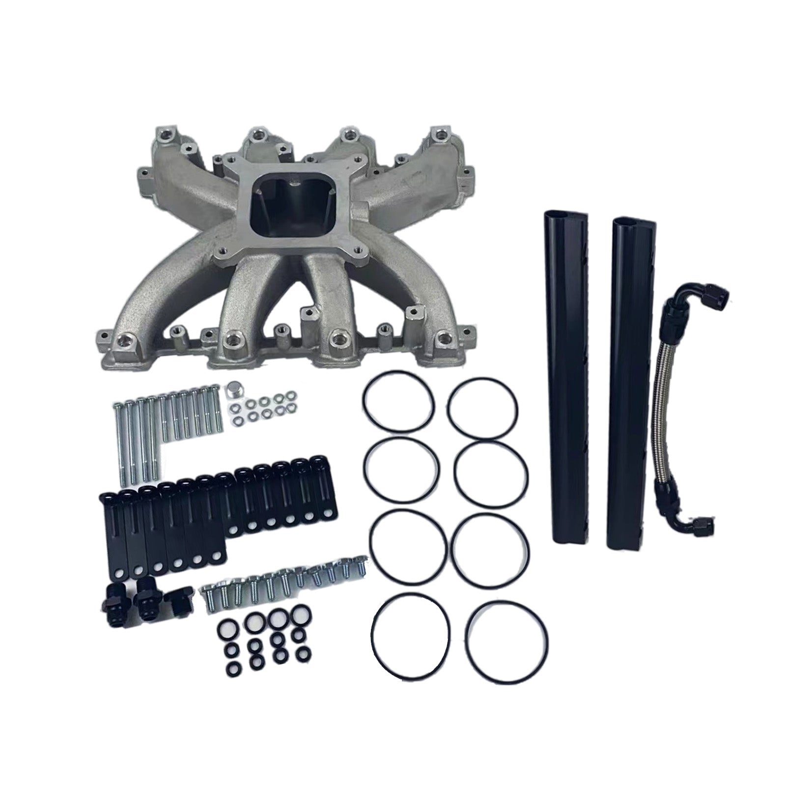 Intake Manifold with Fuel Rails Suitable For Gen IV LS Super Victor LS3 EFI Engine-0