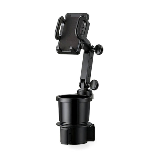 2-in-1 Universal Car Cup Holder Phone & GPS Mount Suitable for Adjustable 360 An-0