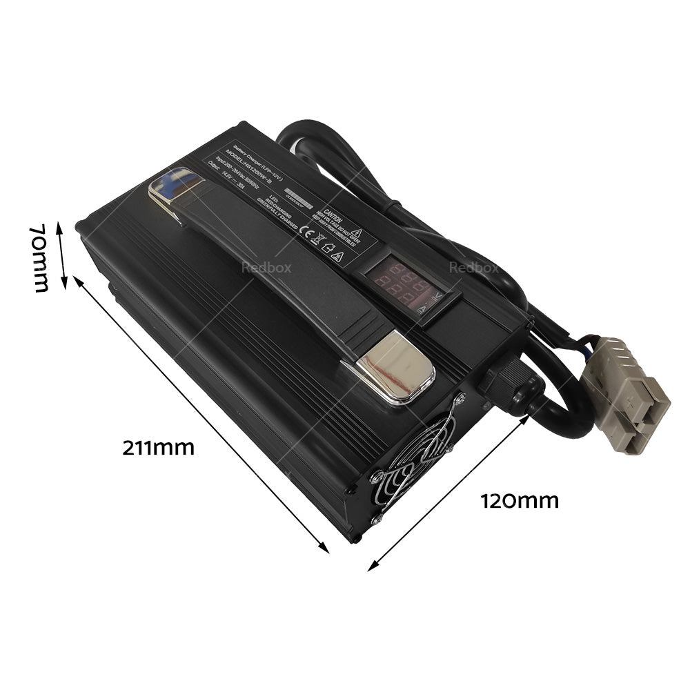 14.6V Lithium Battery Charger 30A / 40A With or Without Display Suitable For AC / DC Lithium Iron LiFe-4