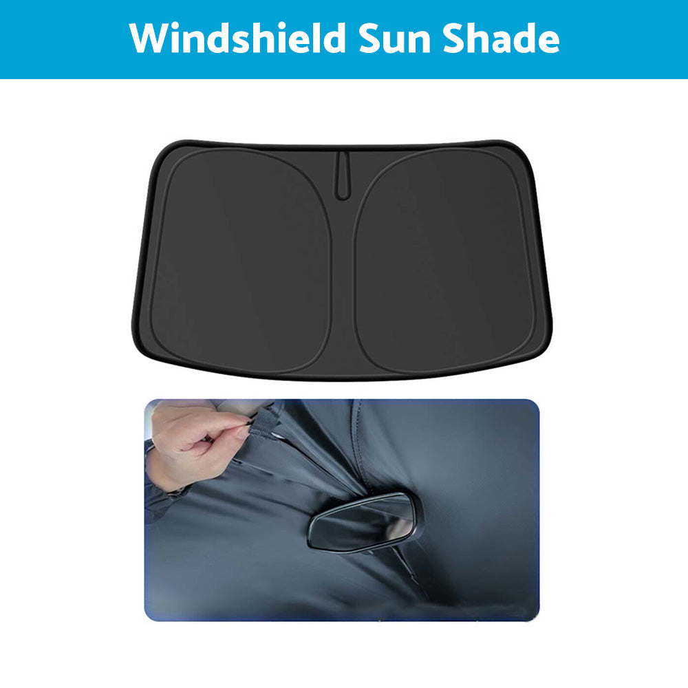 Glass Sunroof Shade Mesh Suitable For Tesla Model Y Sunroof Window UV Protection-11