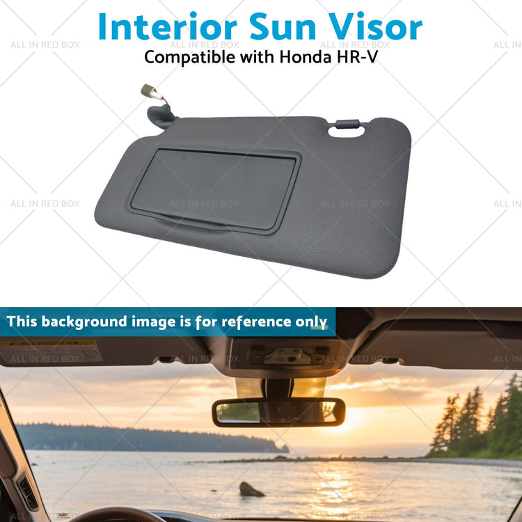 Driver Side Interior Sun Visor Suitable for 2016-2022 83280-T7W-A12ZA Honda HR-V-4
