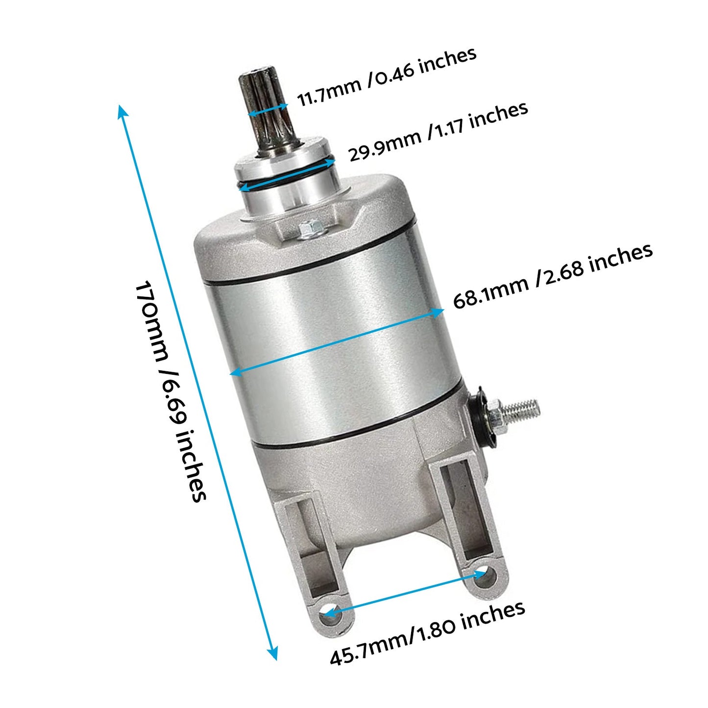 Starter Motor Suitable for Honda XL250 XR250 31200-KW3-018 31200-KBR-008 91-09-2