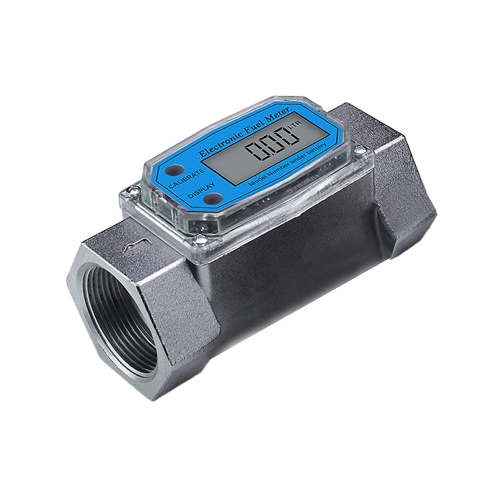 1.5 inch Digital Turbine Diesel Water Fuel Flow Meter Oval Gear Gauge - Frazy's Auto Parts