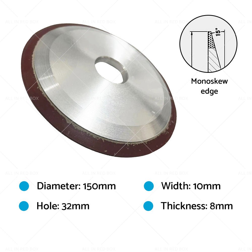 150mm Diamond Wheel Disc Suitable For Chainsaw Sharpener 3/8lp 325 3/8 404 Carbide chain - Frazy's Auto Parts