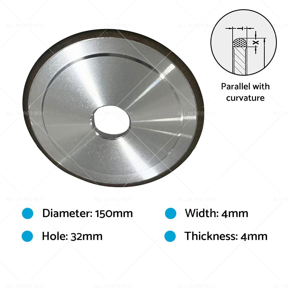150mm Diamond Wheel Disc Suitable For Chainsaw Sharpener 3/8lp 325 3/8 404 Carbide chain - Frazy's Auto Parts