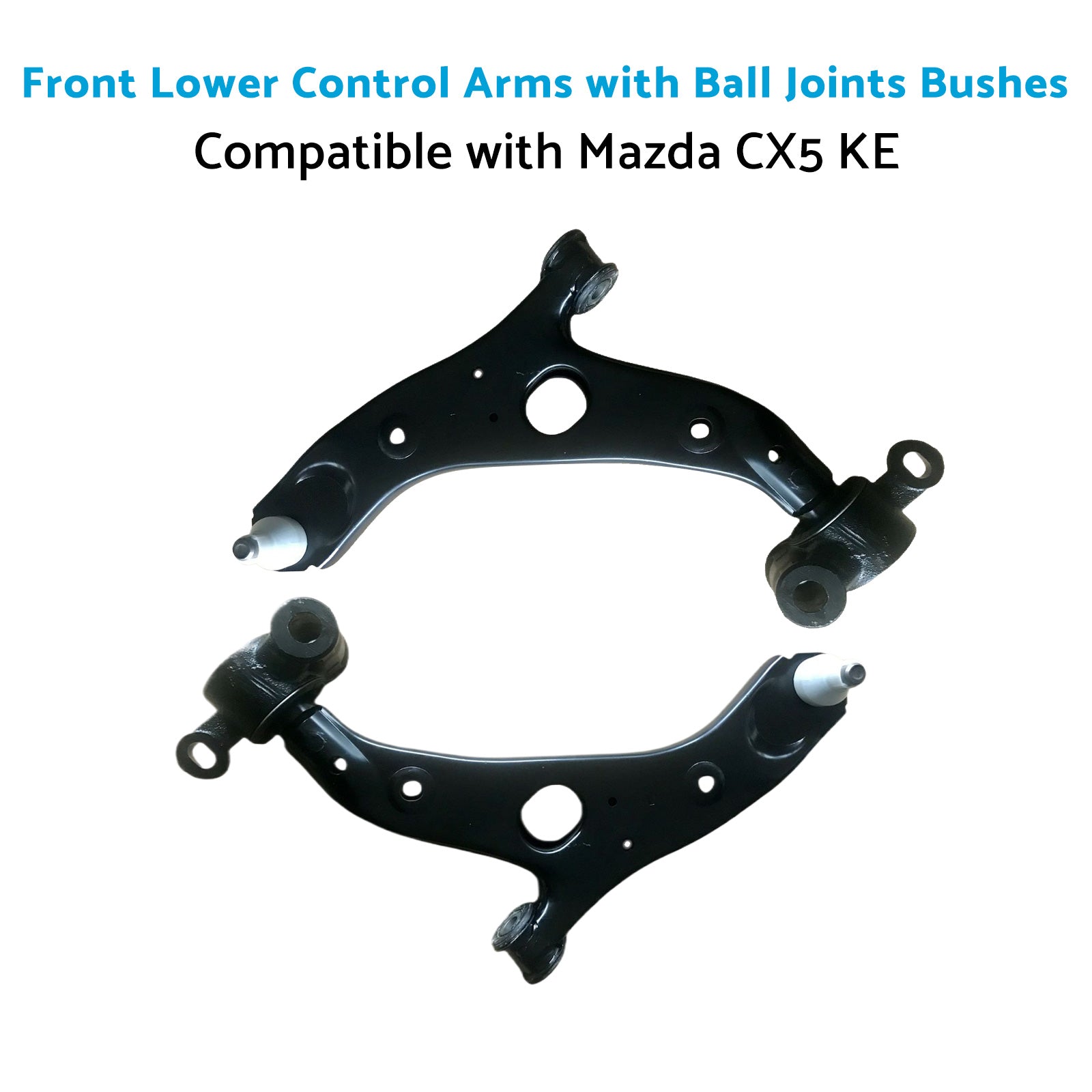 Front Lower Control Arms with Ball Joints Bushes Suitable for Mazda CX5 KE 12-17-1