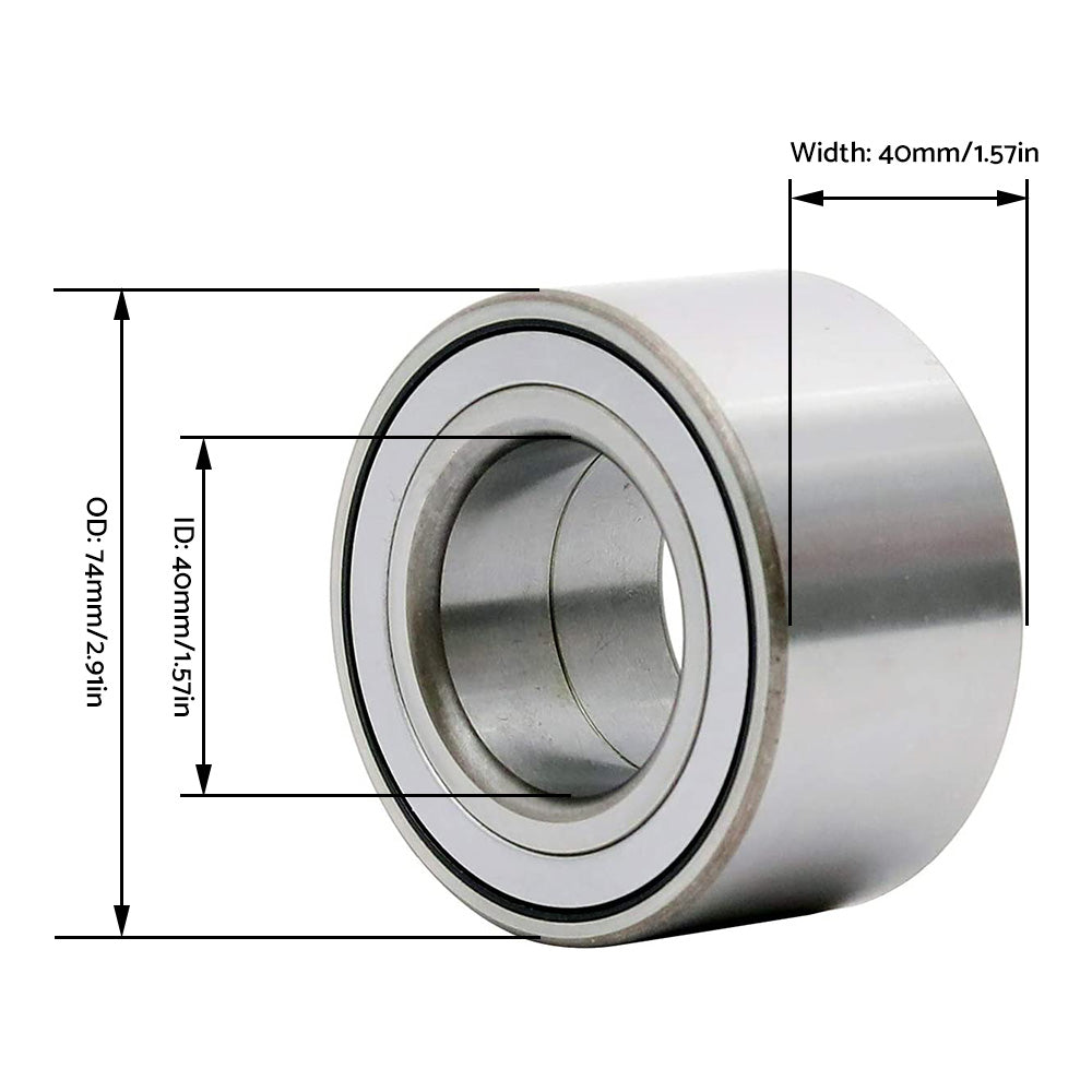 4x Wheel Bearings Suitable For Polaris Ranger 800 900 1000 & RZR Front Rear-2