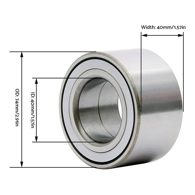 4x Wheel Bearings Suitable For Polaris Ranger 800 900 1000 & RZR Front Rear-2