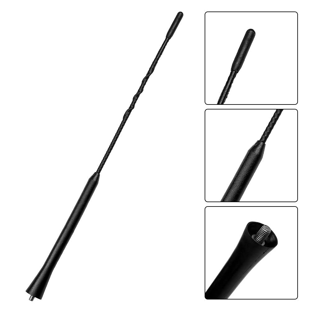 16'' Signal Antenna AM/FM Radio Aerial Black Suitable For Nissan Navara 2005 Onwards - Frazy's Auto Parts