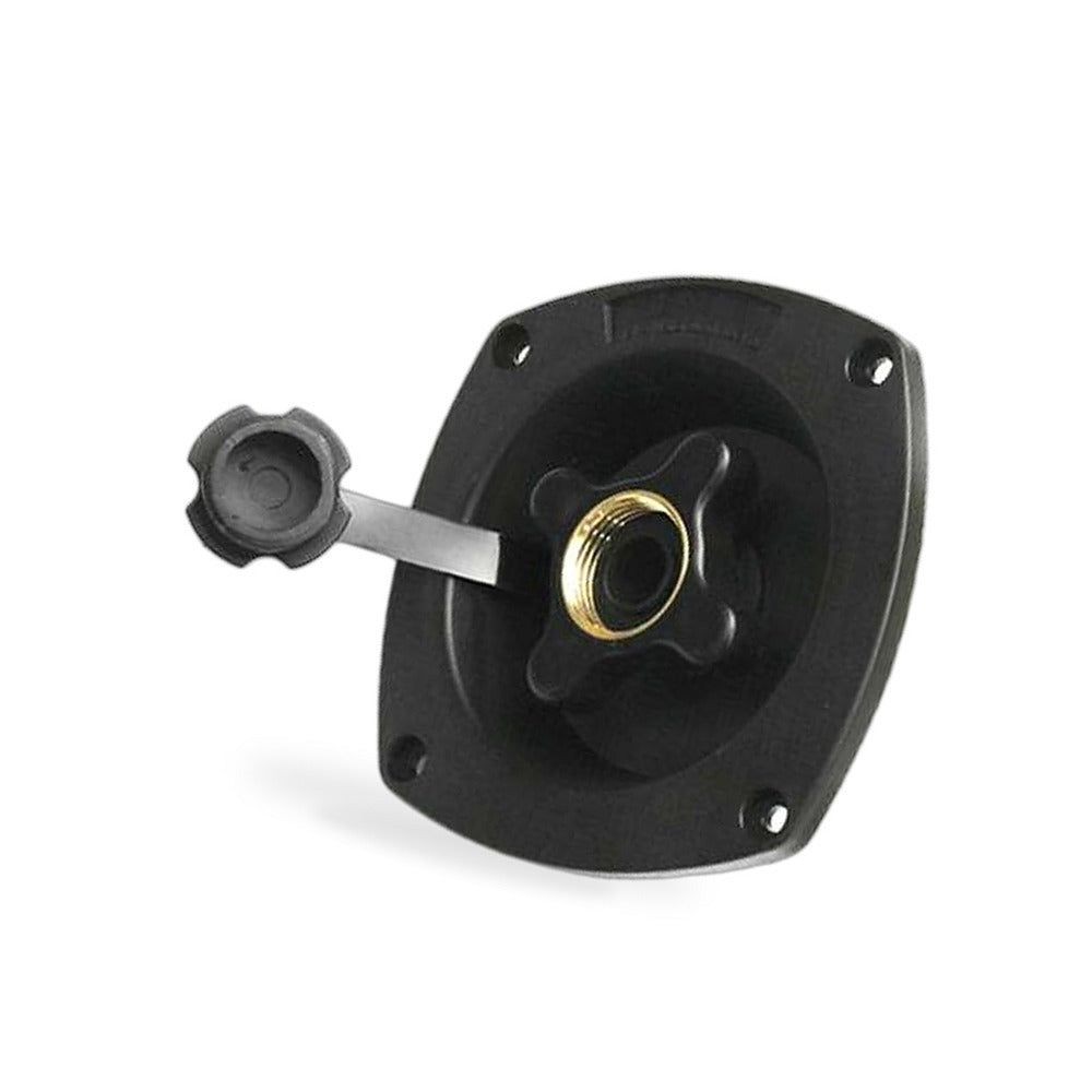 Caravan RV Black Mains Water Inlet With Pressure Regulator Filler Entry-1
