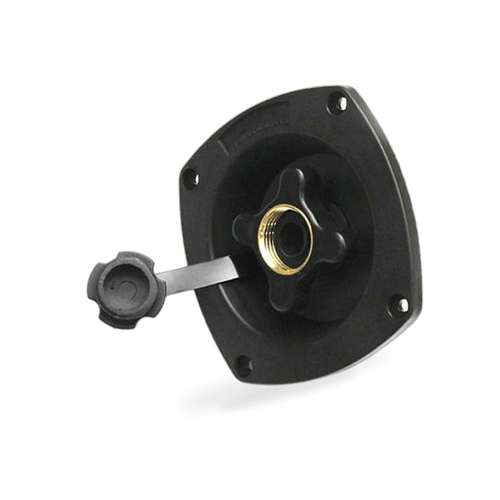 Caravan RV Black Mains Water Inlet With Pressure Regulator Filler Entry-2