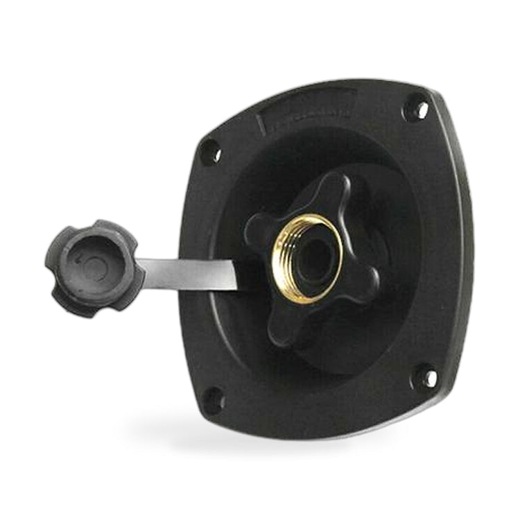 Caravan RV Black Mains Water Inlet With Pressure Regulator Filler Entry-0