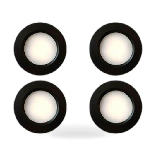 12V Spot Lights Dimmable Caravan Boat Black Downlight Warm White AU New-0