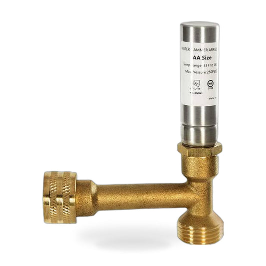 Water Hammer Arrestor Dishwasher 20mm Lead-Free Stainless Steel-0